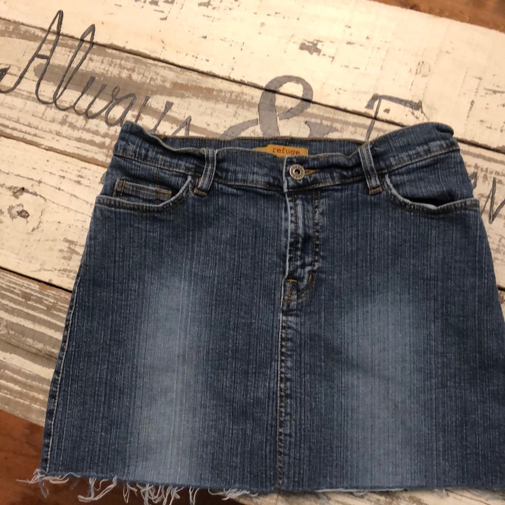 Refuge denim skirts